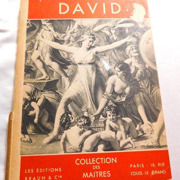 Louis David Collection Des Maitres Art History Book Vintage in French - Picture 1 of 10